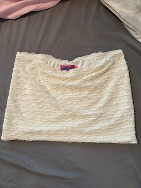 Edikted white mini skirt
